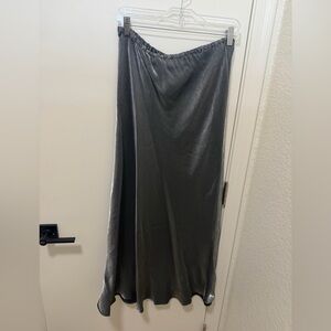 Max Studio Charcoal Maxi Skirt